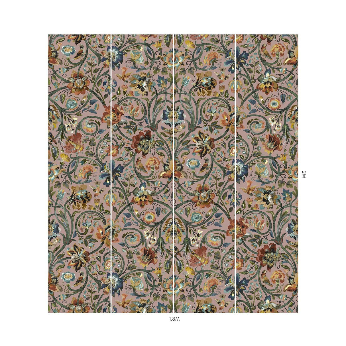 House of Hackney GAIA Wallpaper - Blush (9'10" - full height)