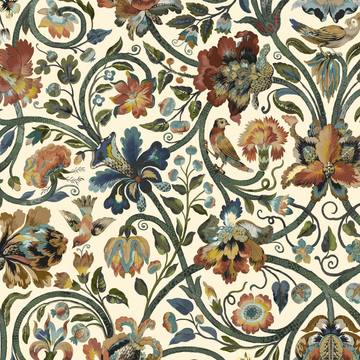House of Hackney GAIA Wallpaper - Ecru (9'10" - full height)