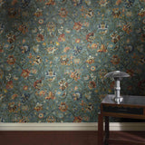 House of Hackney GAIA Wallpaper - Prussian Blue (9'10" - full height)