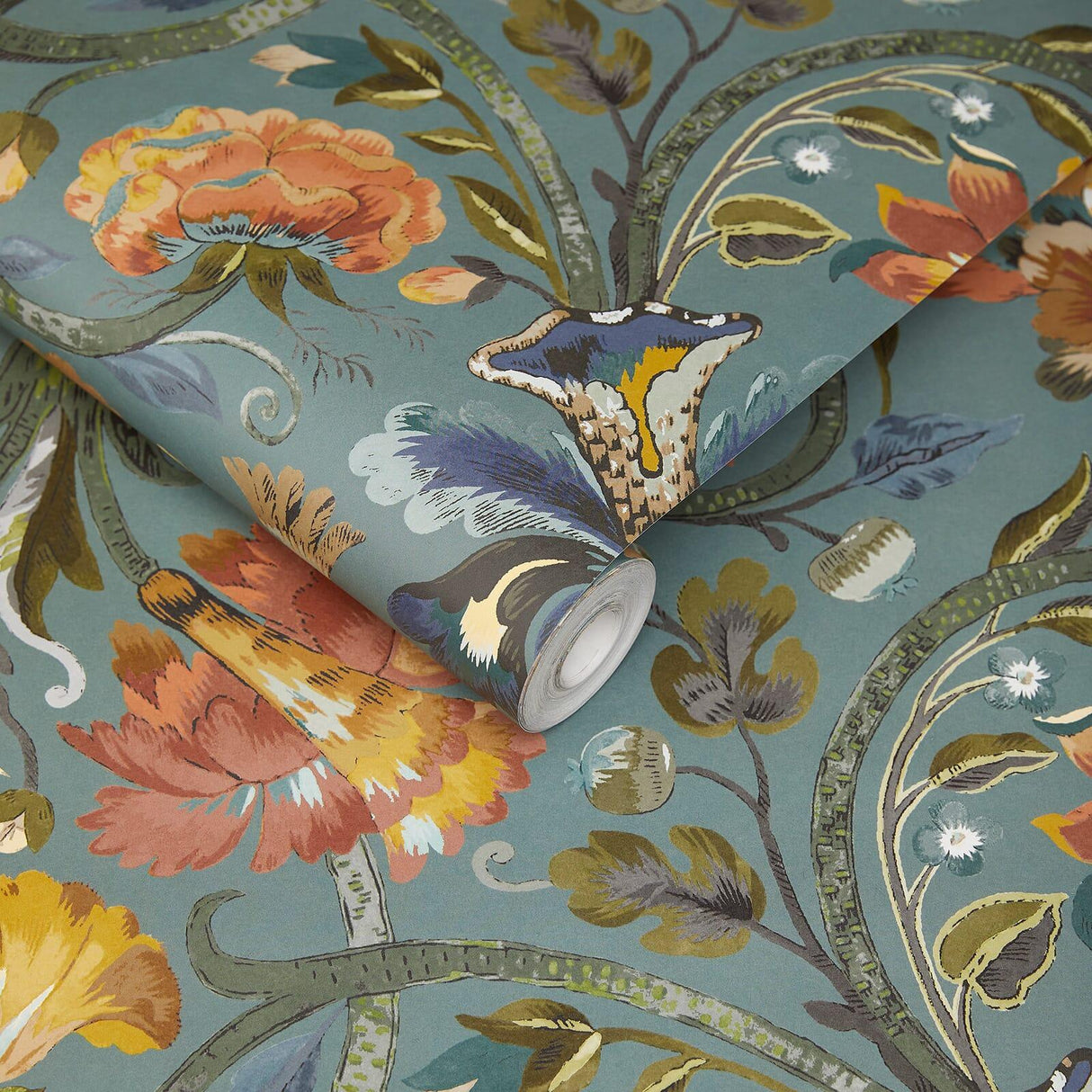 House of Hackney GAIA Wallpaper - Prussian Blue (9'10" - full height)