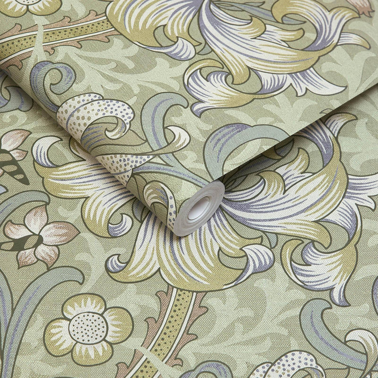 House of Hackney GOLDEN LILY Wallpaper - Apple (9'10" - full height)
