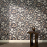 House of Hackney GOLDEN LILY Wallpaper - Black (9'10" - full height)