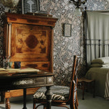 House of Hackney GOLDEN LILY Wallpaper - Black (9'10" - full height)