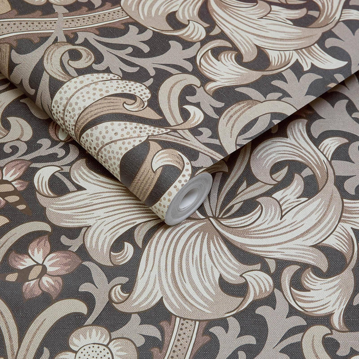 House of Hackney GOLDEN LILY Wallpaper - Black (9'10" - full height)