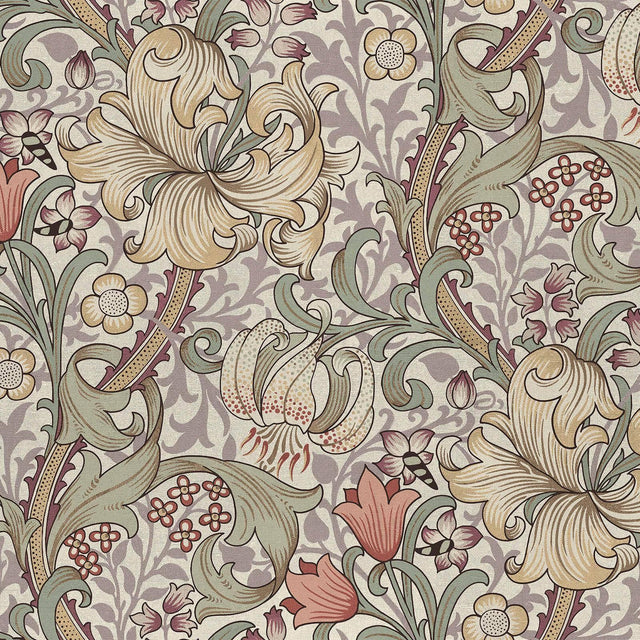House of Hackney GOLDEN LILY Wallpaper - Cirrus (9'10" - full height)