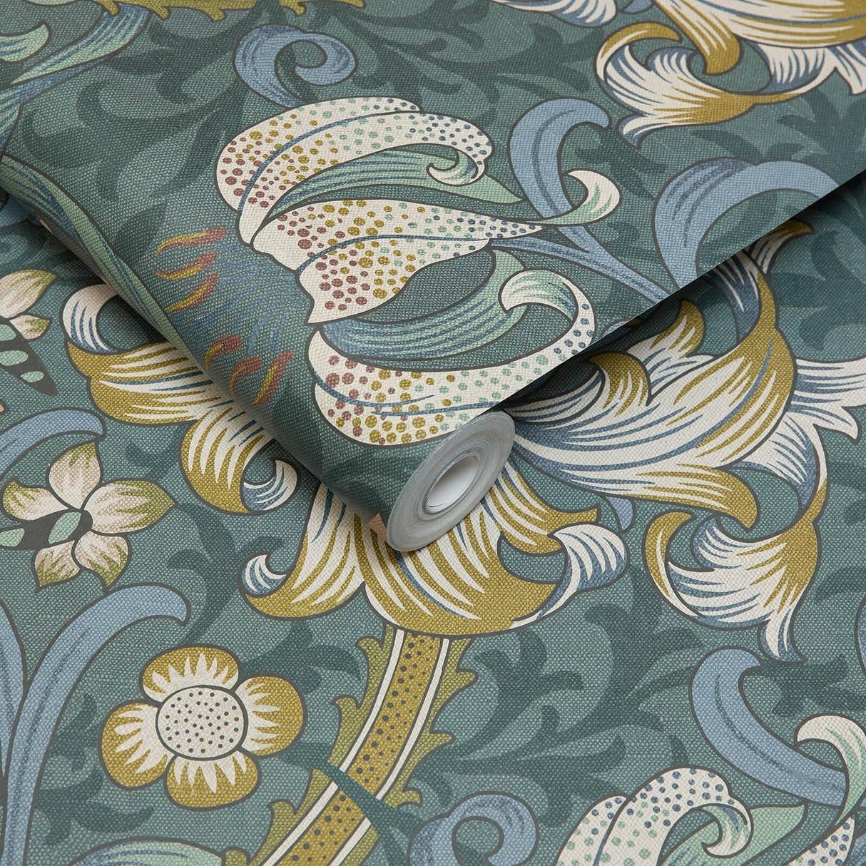 House of Hackney GOLDEN LILY Wallpaper - Euphorbia (9'10" - full height)