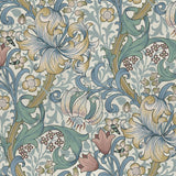 House of Hackney GOLDEN LILY Wallpaper - Moonstone (9'10" - full height)
