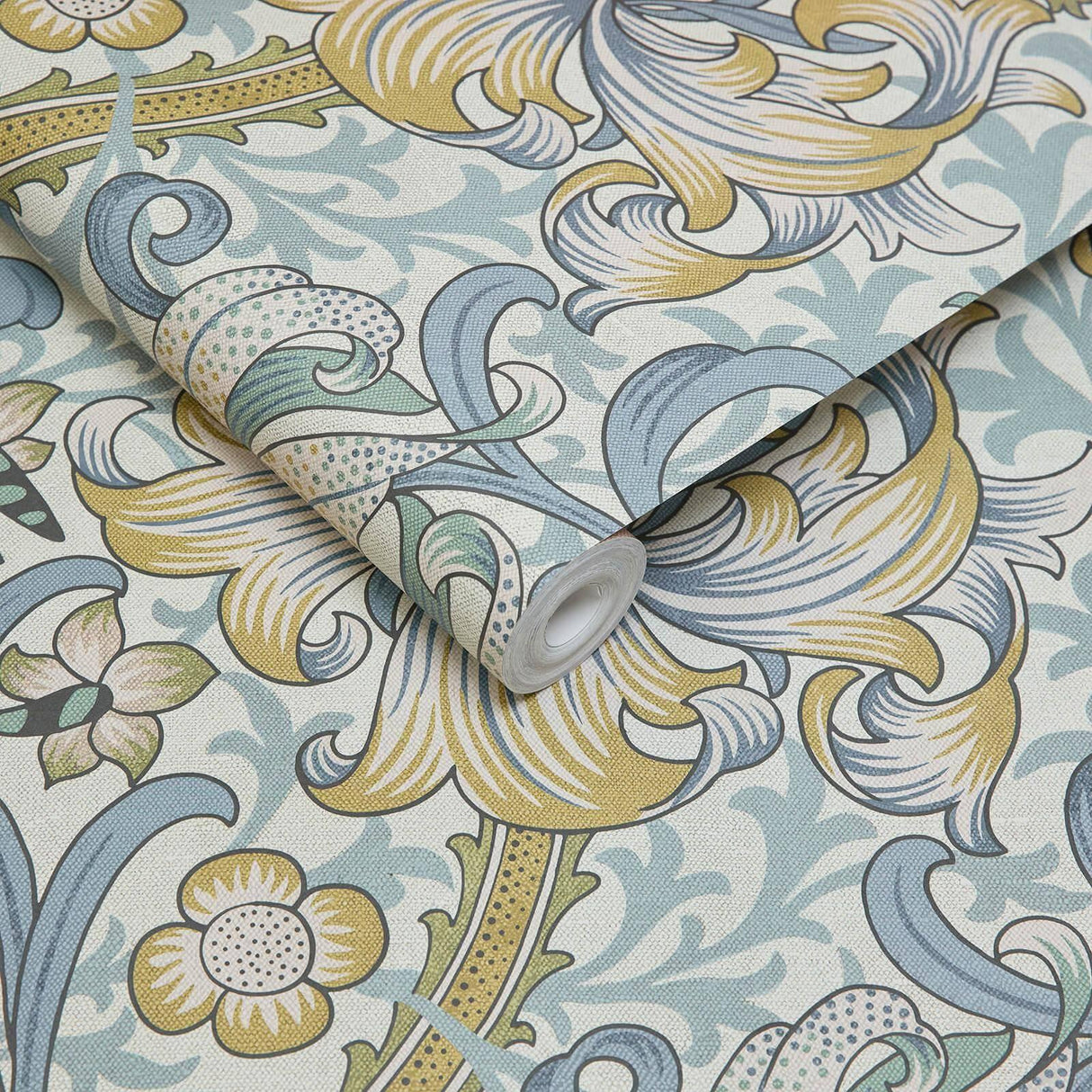 House of Hackney GOLDEN LILY Wallpaper - Moonstone (9'10" - full height)
