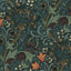 House of Hackney GOLDEN LILY Wallpaper - Midnight (9'10" - full height)