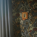 House of Hackney GOLDEN LILY Wallpaper - Midnight (9'10" - full height)