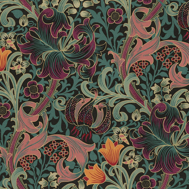 House of Hackney GOLDEN LILY Wallpaper - Apatite (9'10" - full height)