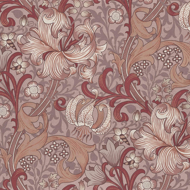 House of Hackney GOLDEN LILY Wallpaper - Tourmaline (9'10" - full height)