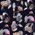 House of Hackney HACKNEY EMPIRE Wallpaper - Midnight (9'10" - full height)