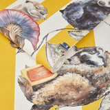 House of Hackney HACKNEY EMPIRE Wallpaper - Ochre Stripe (9'10" - full height)