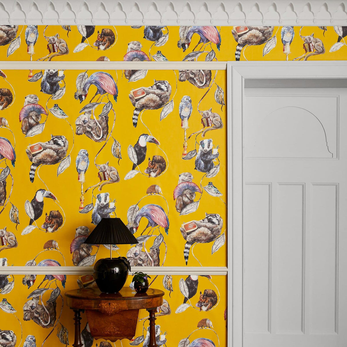 House of Hackney HACKNEY EMPIRE Wallpaper - Ochre (9'10" - full height)