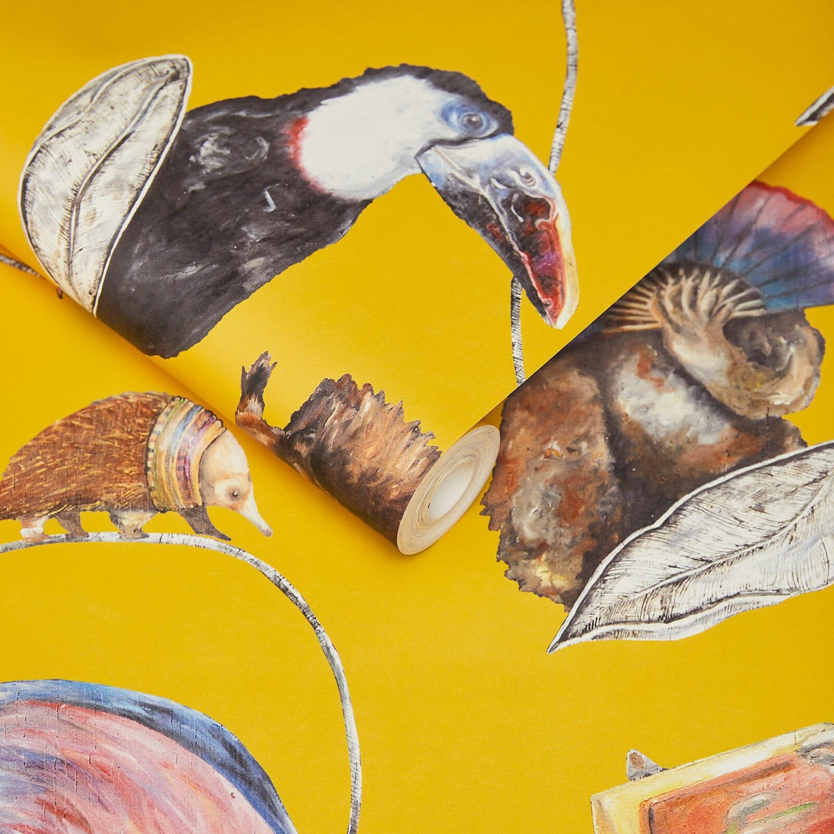 House of Hackney HACKNEY EMPIRE Wallpaper - Ochre (9'10" - full height)