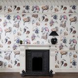 House of Hackney HACKNEY EMPIRE Wallpaper - White (9'10" - full height)