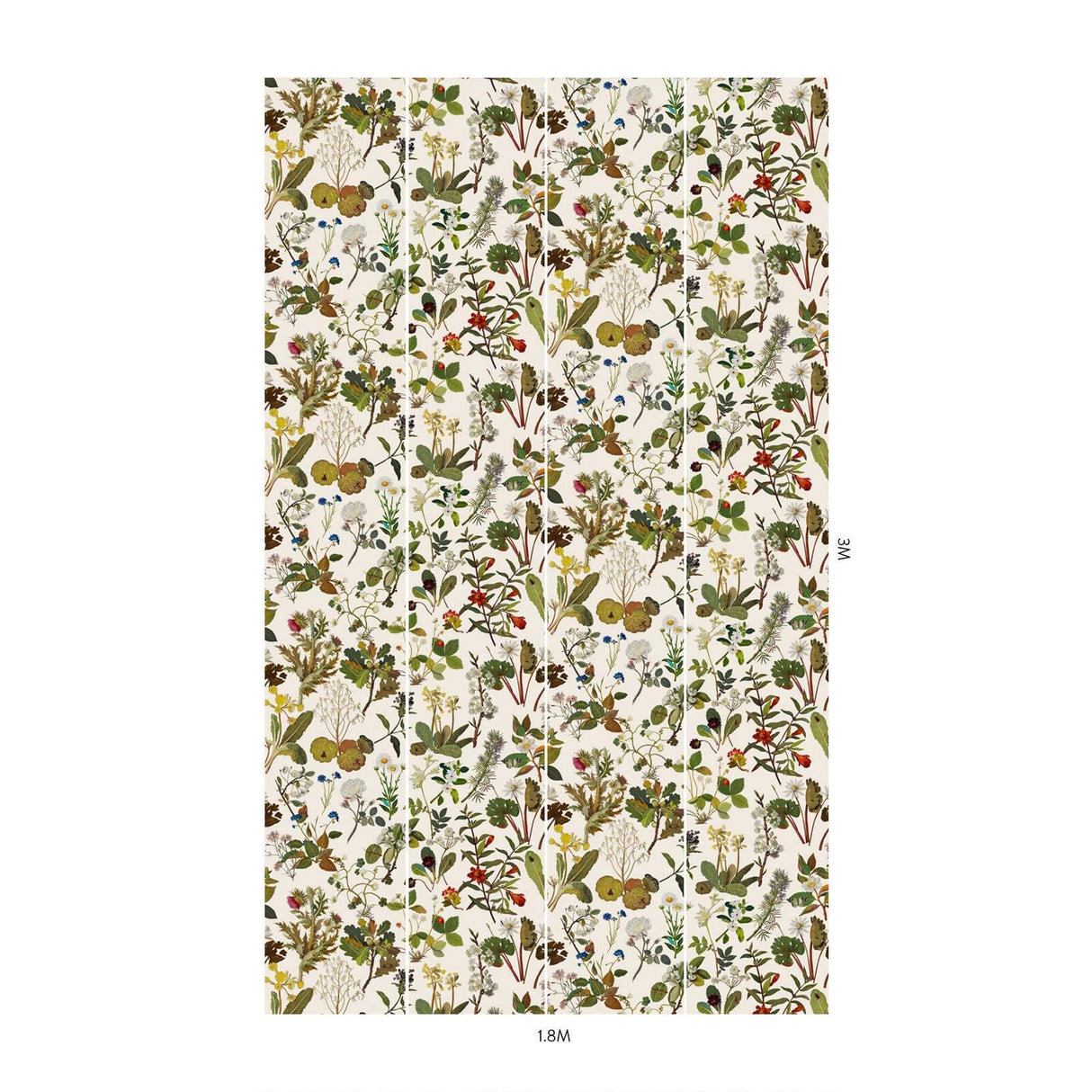 House of Hackney HERBARIUM Wallpaper - Ecru (9'10" - full height)