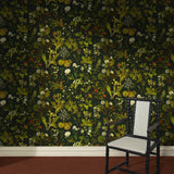 House of Hackney HERBARIUM Wallpaper - Forest Green-Spruce (9'10" - full height)
