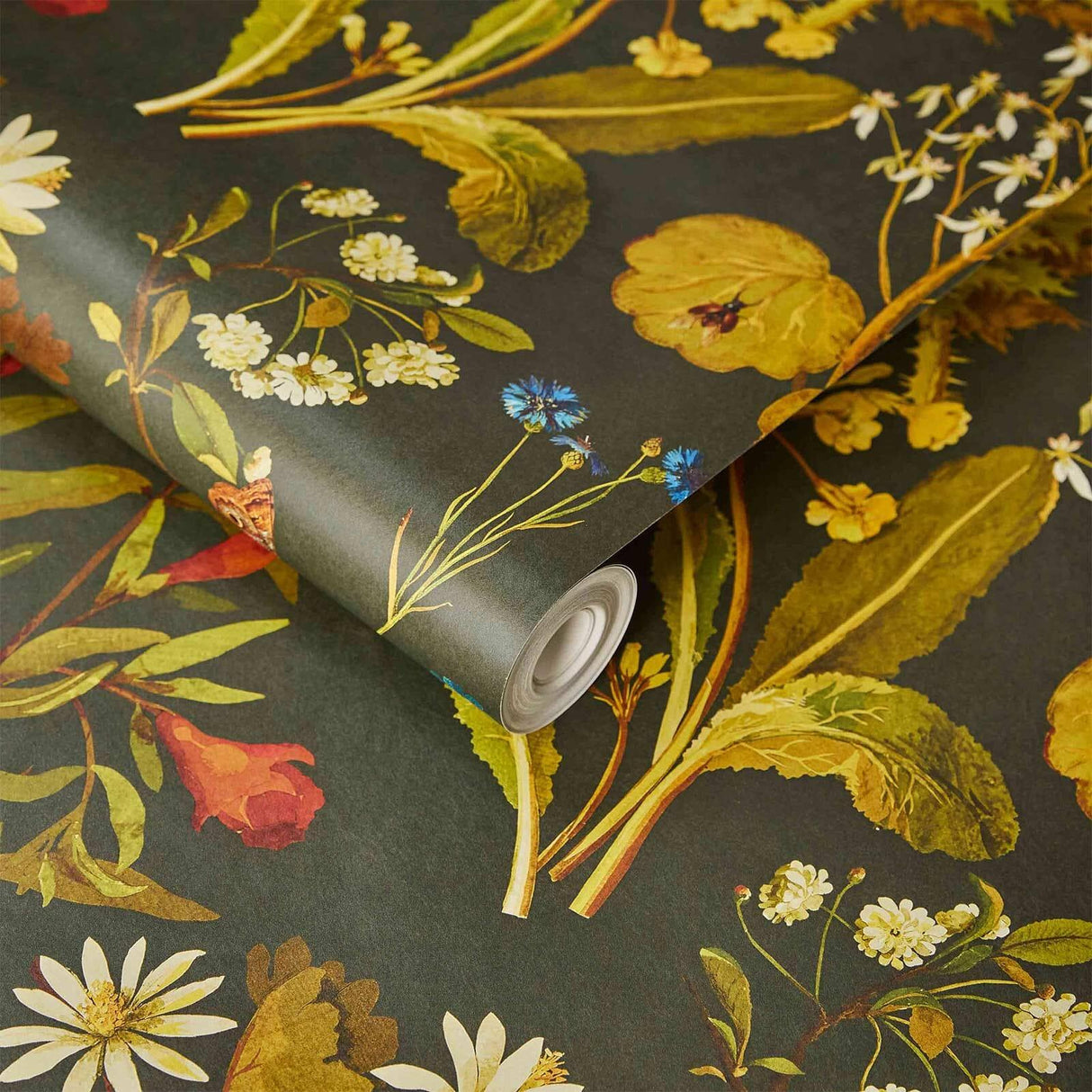 House of Hackney HERBARIUM Wallpaper - Forest Green-Spruce (9'10" - full height)