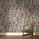 House of Hackney HOLLYHOCKS Wallpaper - Autumn (9'10" - full height)