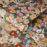 House of Hackney HOLLYHOCKS Wallpaper - Autumn (9'10" - full height)