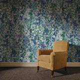 House of Hackney HOLLYHOCKS Wallpaper - Dew (9'10" - full height)