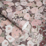 House of Hackney HOLLYHOCKS Wallpaper - Earth (9'10" - full height)
