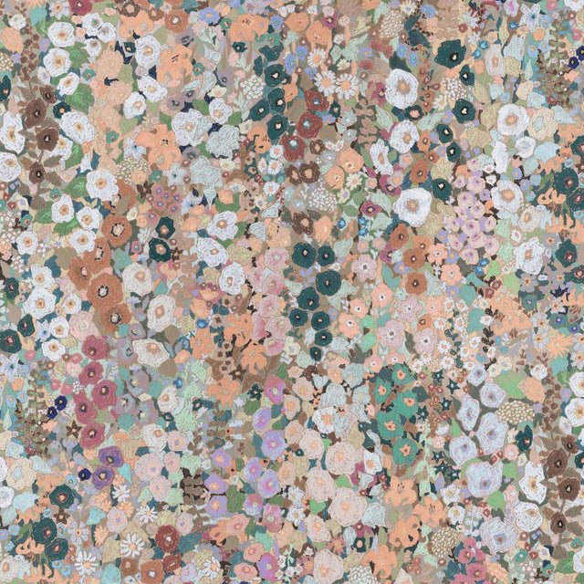 House of Hackney HOLLYHOCKS Wallpaper - Prairie (9'10" - full height)