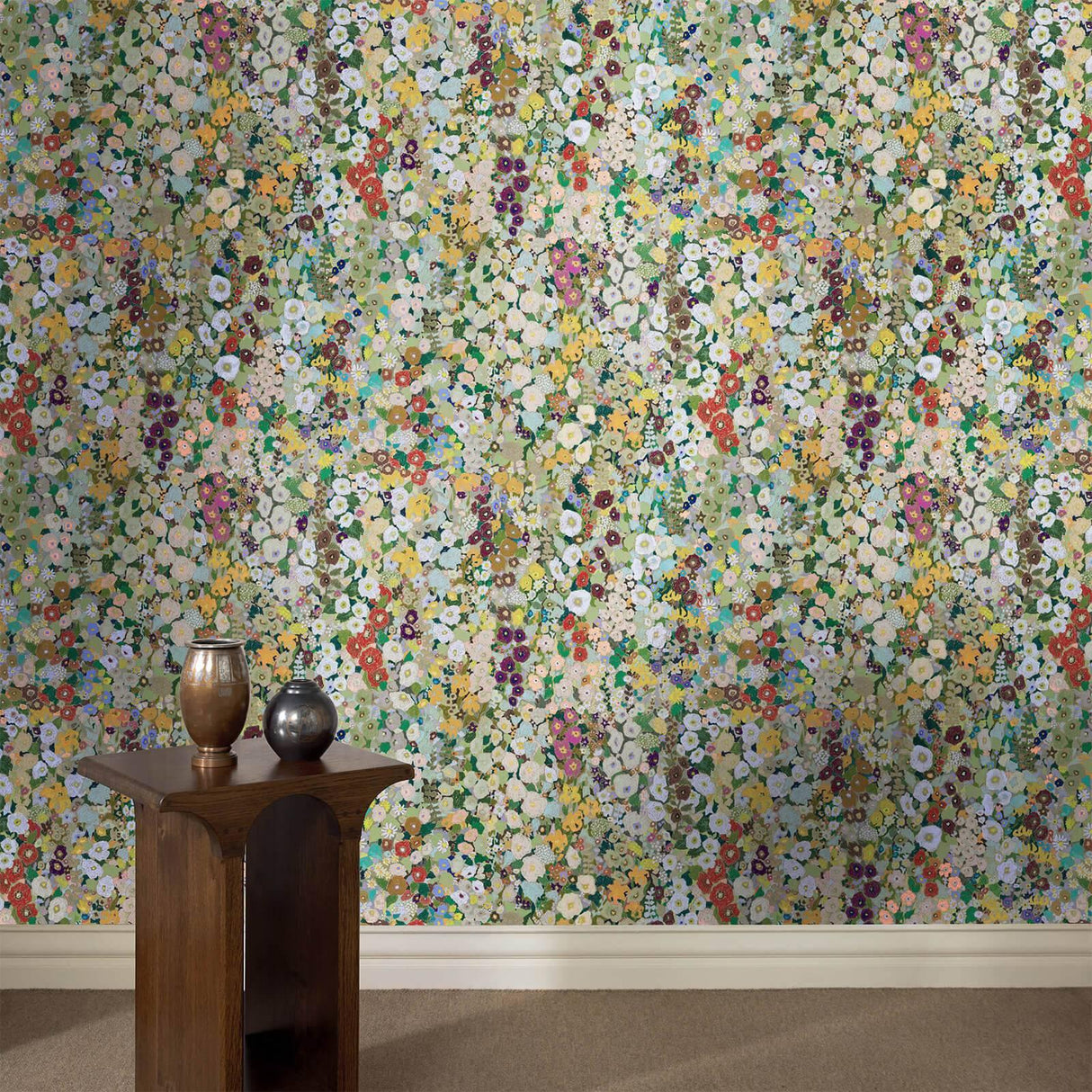 House of Hackney HOLLYHOCKS Wallpaper - Summer (9'10" - full height)