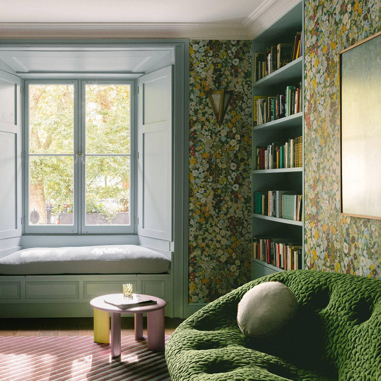 House of Hackney HOLLYHOCKS Wallpaper - Summer (9'10" - full height)