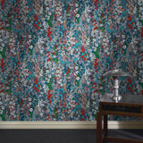 House of Hackney HOLLYHOCKS Wallpaper - Winter (9'10" - full height)