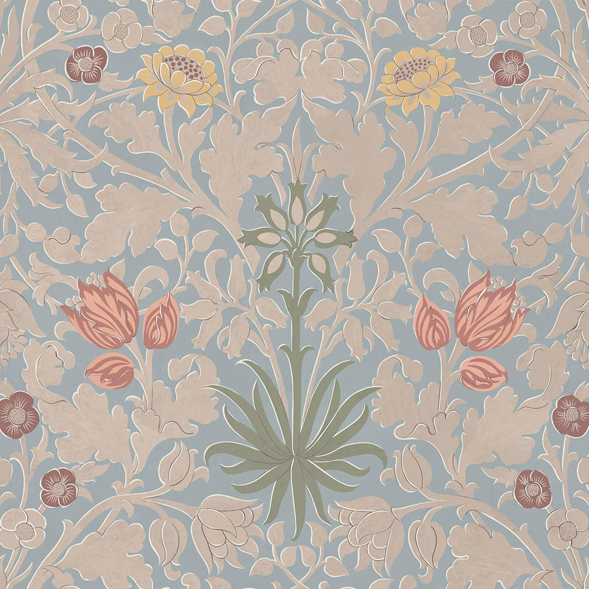 House of Hackney HYACINTH NOVELLUS Wallpaper - Byzantine (9'10" - full height)