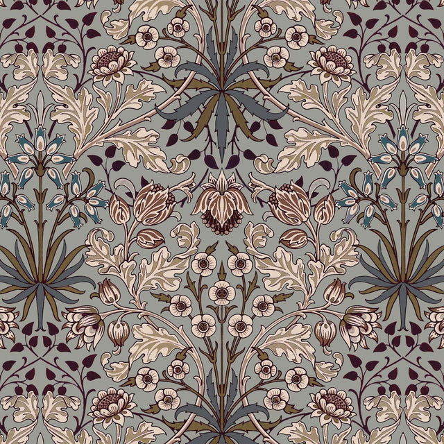 House of Hackney HYACINTH Wallpaper - Dove Grey (9'10" - full height)