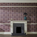House of Hackney HYACINTH Wallpaper - Mulberry (9'10" - full height)