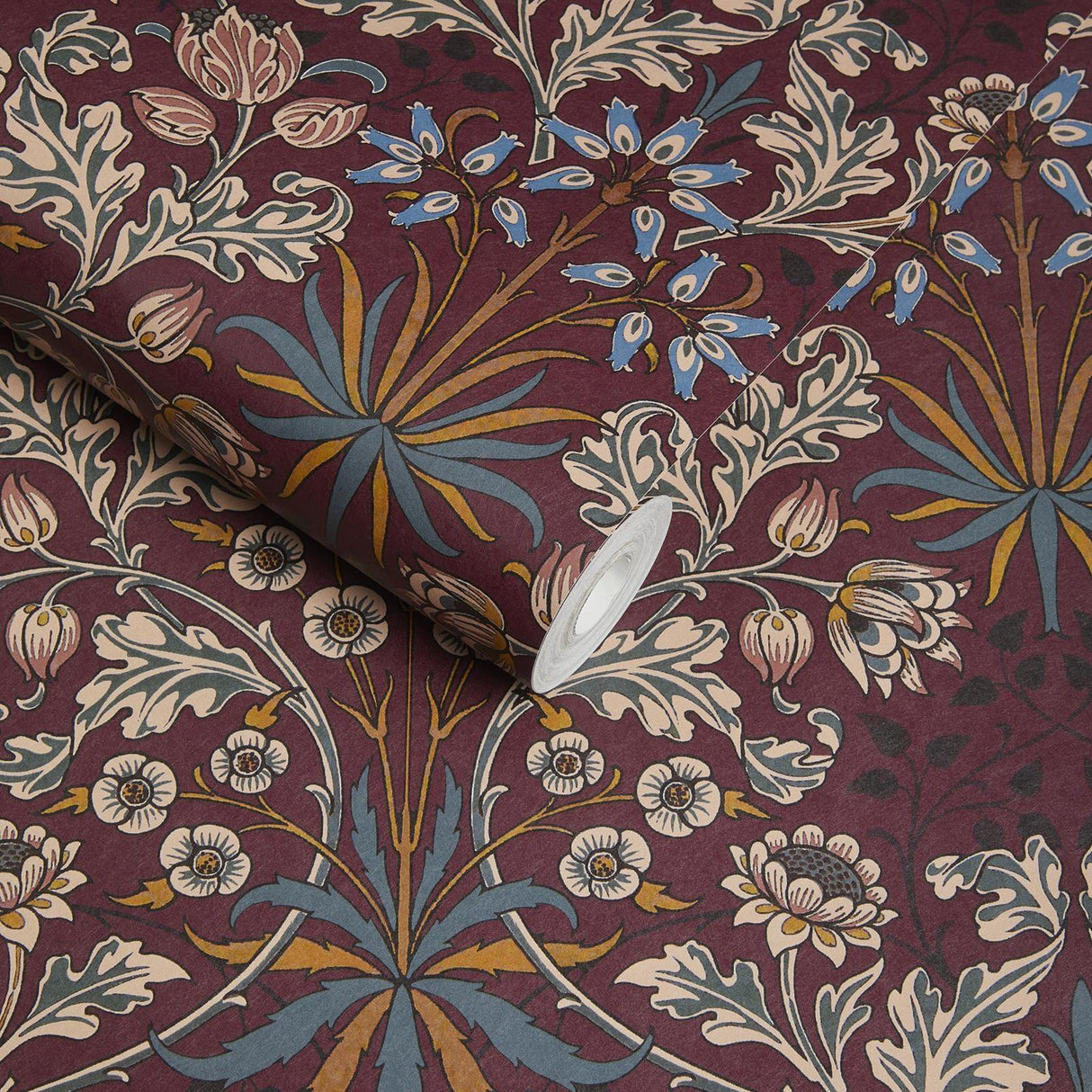House of Hackney HYACINTH Wallpaper - Mulberry (9'10" - full height)