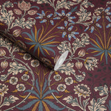 House of Hackney HYACINTH Wallpaper - Mulberry (9'10" - full height)