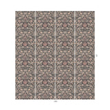House of Hackney HYACINTH NOVELLUS Wallpaper - Noir (9'10" - full height)
