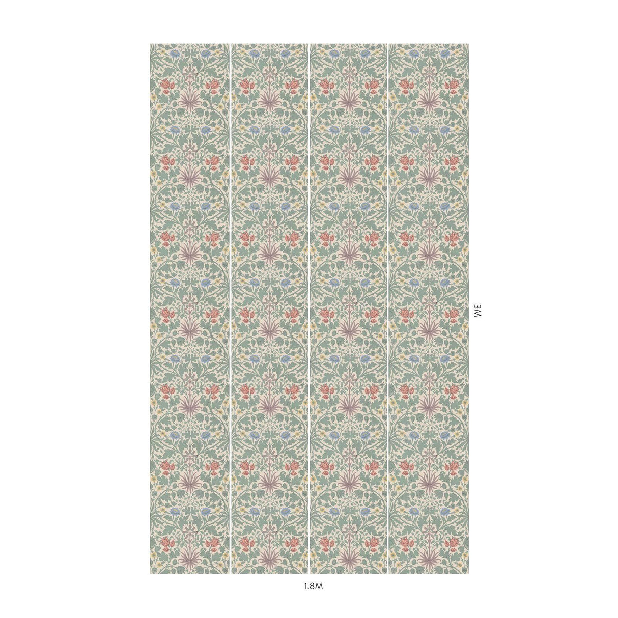 House of Hackney HYACINTH NOVELLUS Wallpaper - Phlox (9'10" - full height)