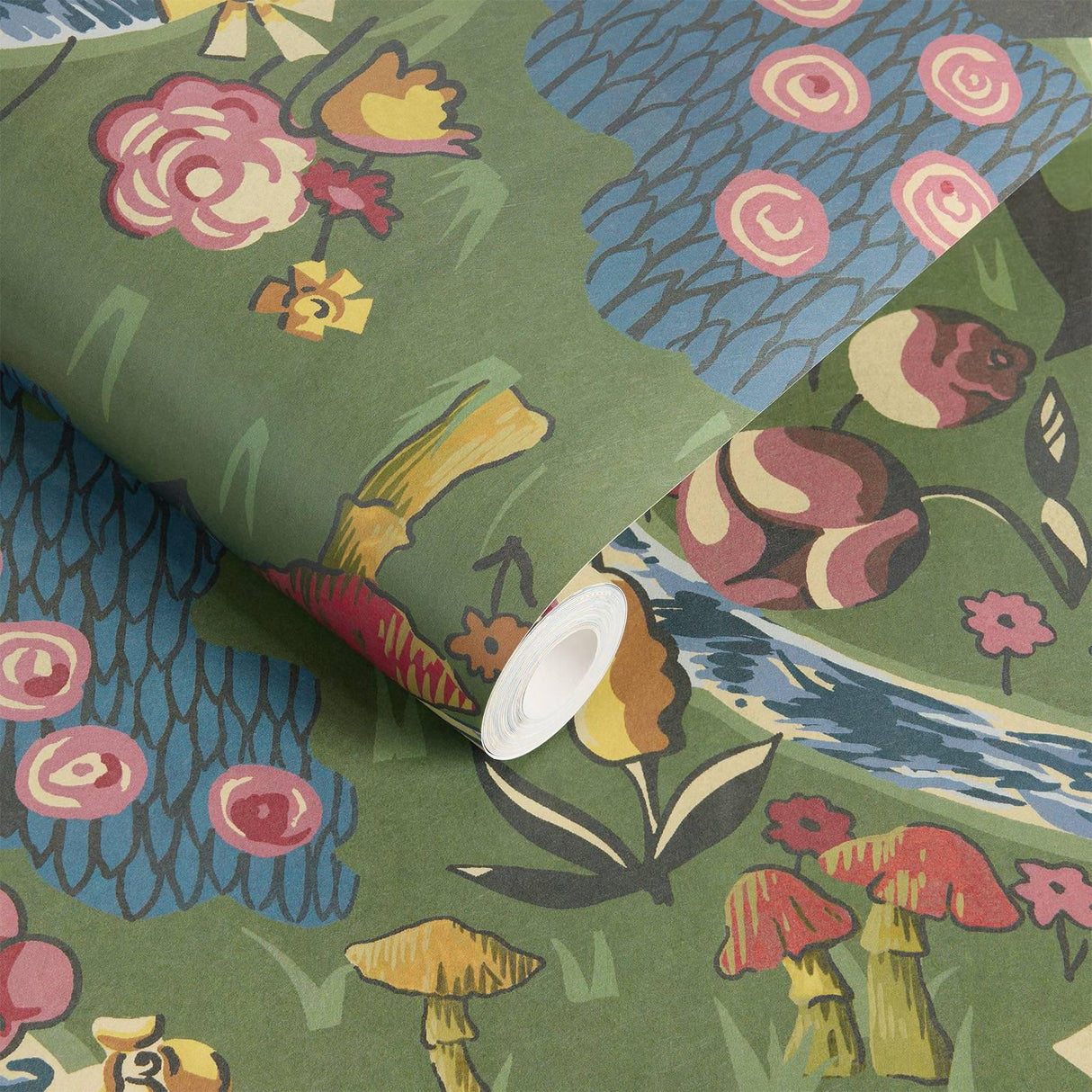 House of Hackney LONDON FIELDS Wallpaper - Nephrite (9'10" - full height)
