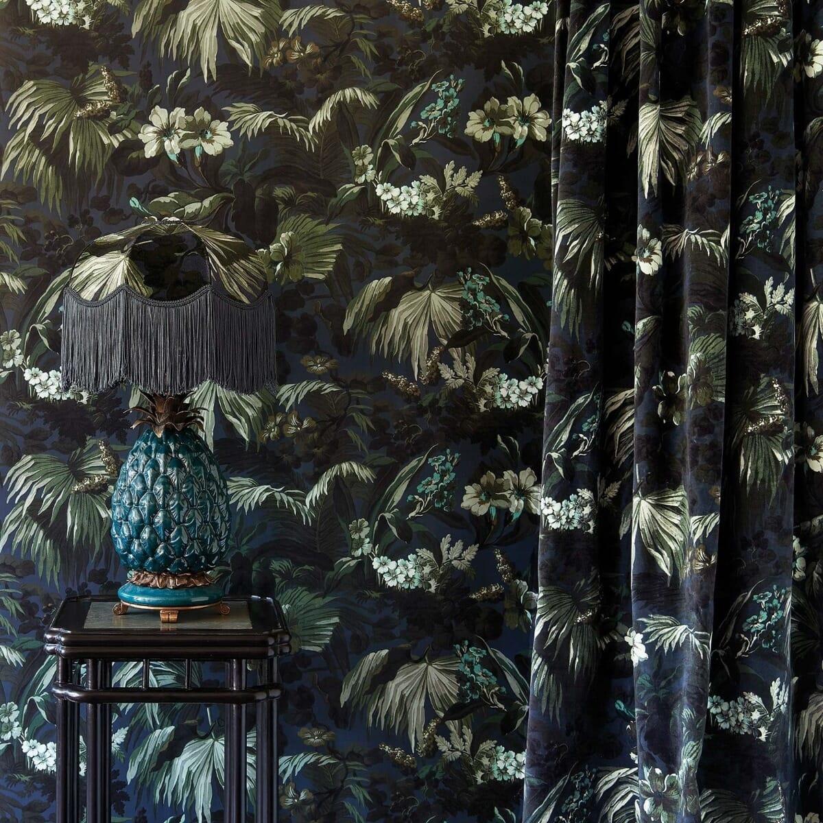 House of Hackney LIMERENCE Wallpaper - Ink (9'10" - full height)