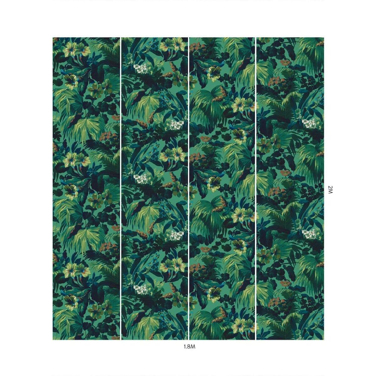 House of Hackney LIMERENCE Wallpaper - Malachite (9'10" - full height)