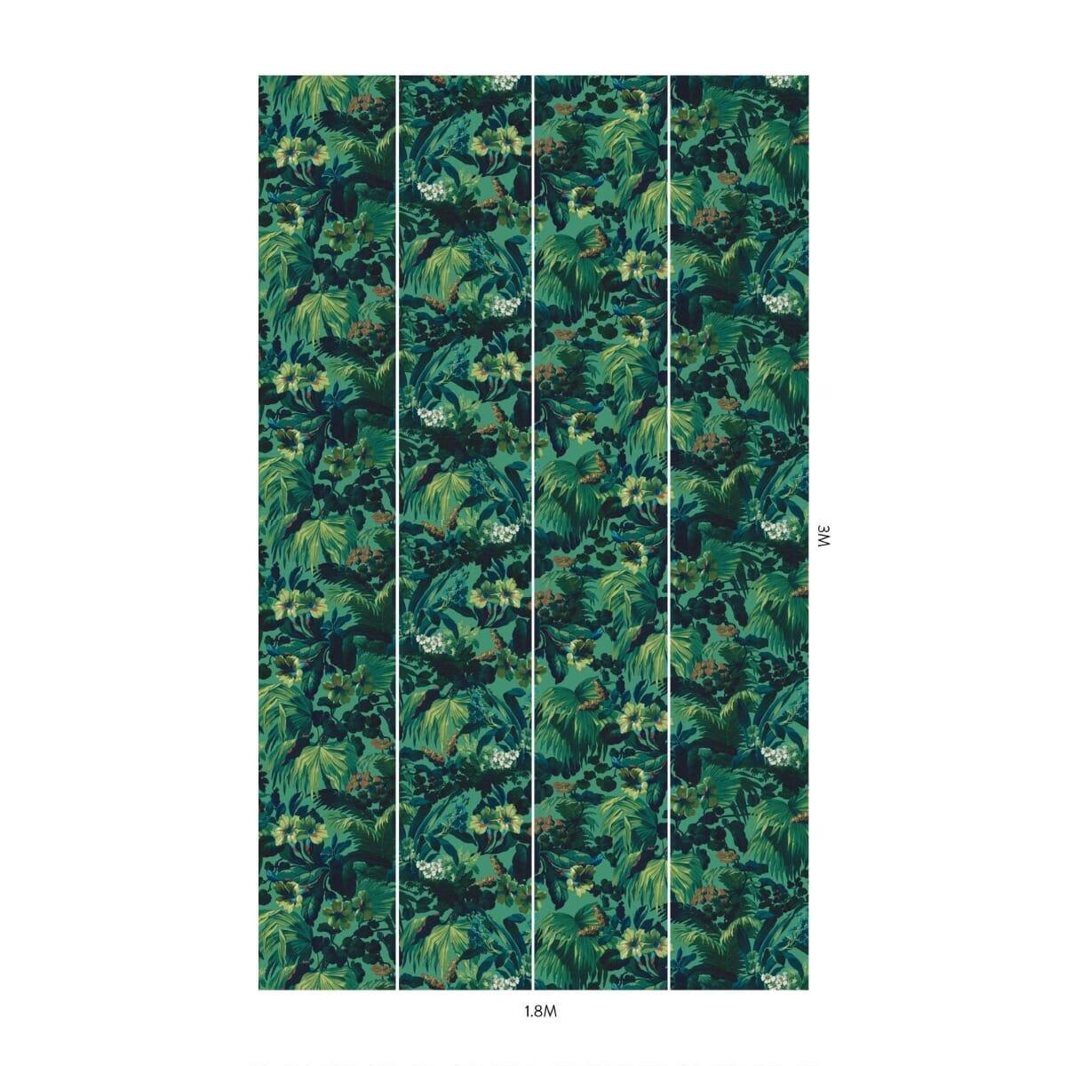 House of Hackney LIMERENCE Wallpaper - Malachite (9'10" - full height)