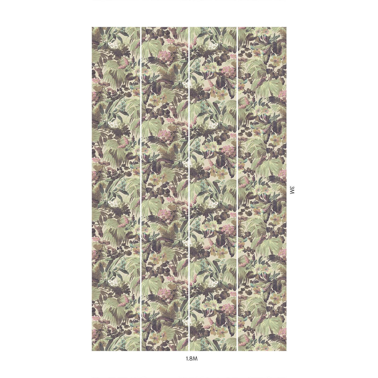 House of Hackney LIMERENCE Wallpaper - Papyrus (9'10" - full height)