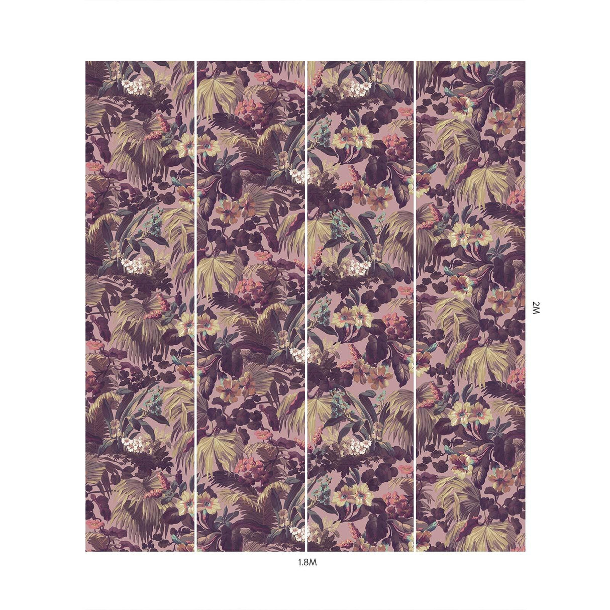 House of Hackney LIMERENCE Wallpaper - Rose Quartz (9'10" - full height)