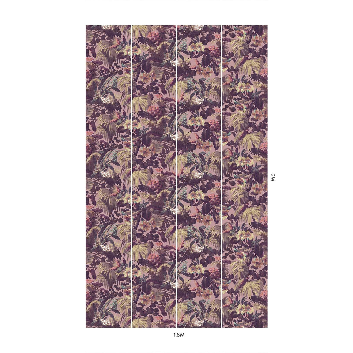 House of Hackney LIMERENCE Wallpaper - Rose Quartz (9'10" - full height)
