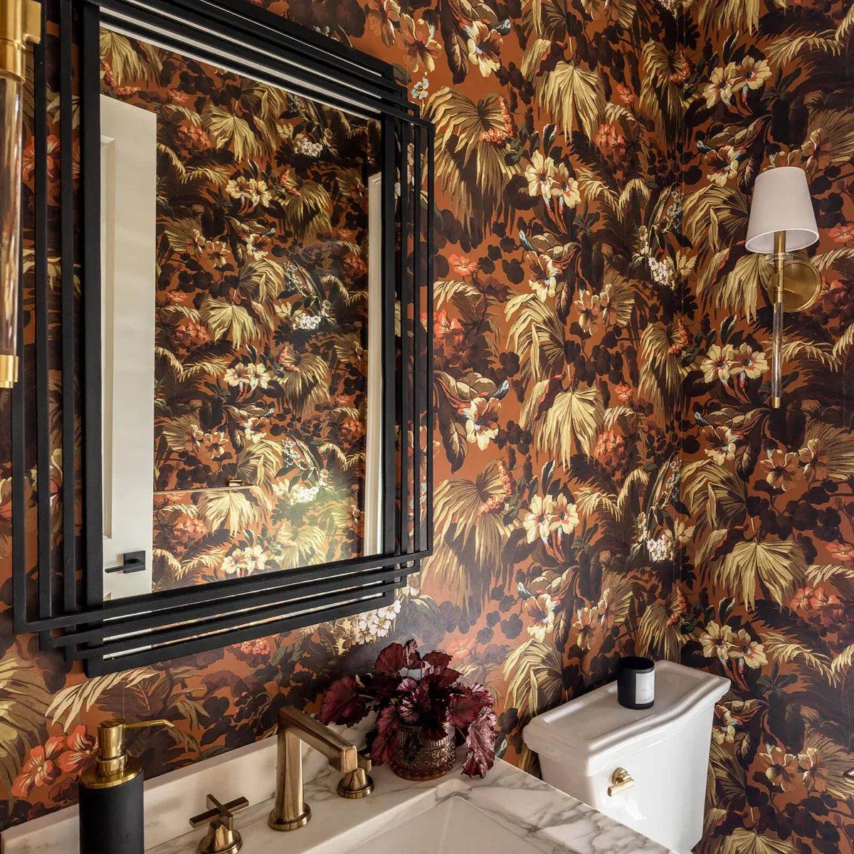 House of Hackney LIMERENCE Wallpaper - Tobacco (9'10" - full height)