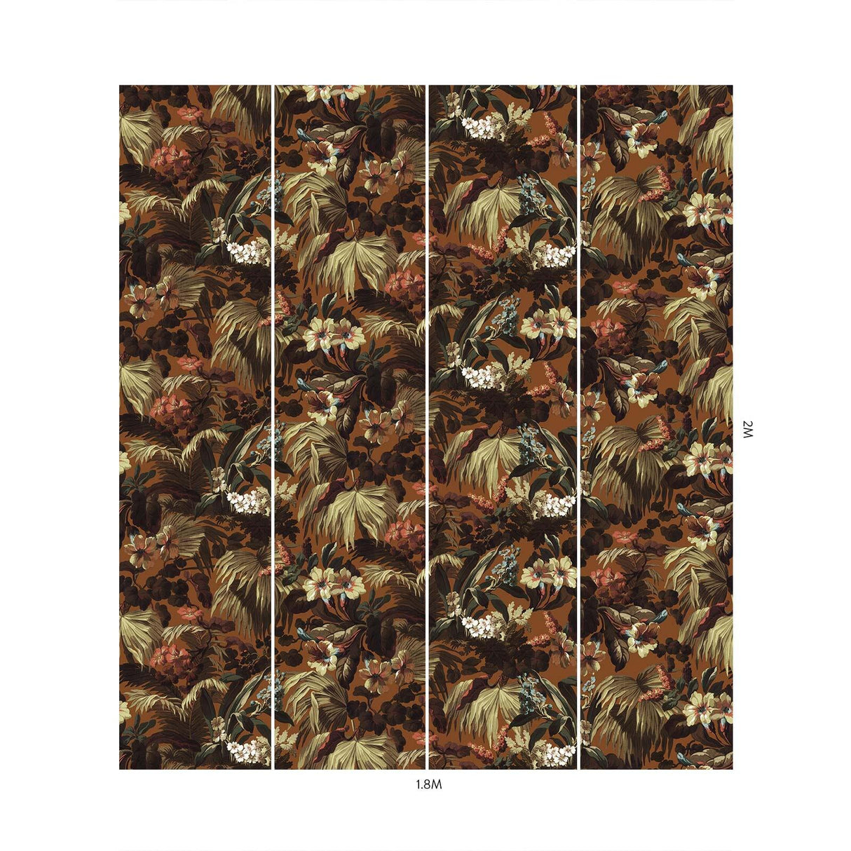 House of Hackney LIMERENCE Wallpaper - Tobacco (9'10" - full height)