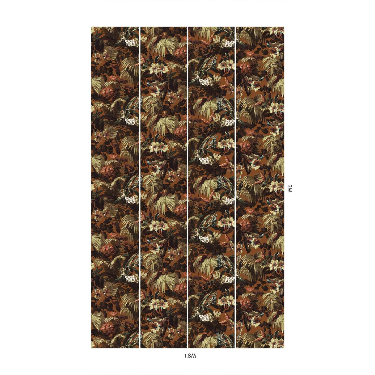 House of Hackney LIMERENCE Wallpaper - Tobacco (9'10" - full height)