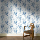 House of Hackney LONDON ROSE Traditional Wallpaper - China (32 feet and 9 inches - full roll)